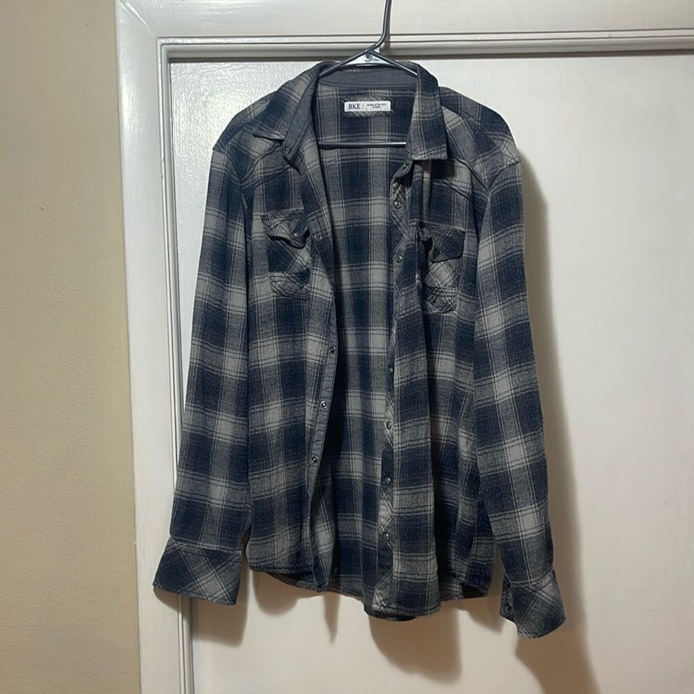 BKE athletic fit flannel jacket extra large